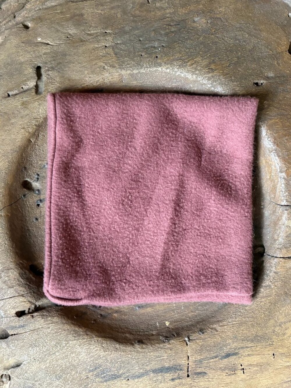 Turtle Fur double layer warm dusty rose pink mauve neck warmer gaiter US made